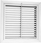 RHF45 24X12 White Extruded Aluminum Return Air Filter Grille ,67061,,