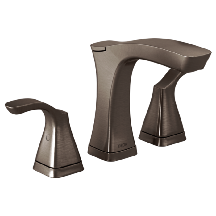 3552-Ssmpu-Dst Tesla Two Handle Widespread Bathroom Faucet Metal Pop-Up 