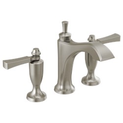 Delta Dorval™: Two Handle Widespread Bathroom Faucet ,