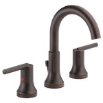 Delta Trinsic&#174;: Two Handle Widespread Bathroom Faucet ,
