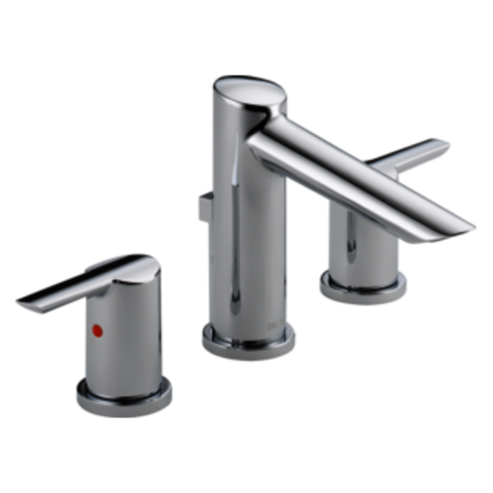 3561-Mpu-Dst Compel Two Handle Widespread Bathroom Faucet 