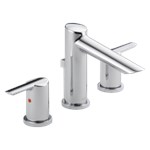 3561-MPU-DST Delta Chrome Compel Two Handle Widespread Bathroom Faucet ,