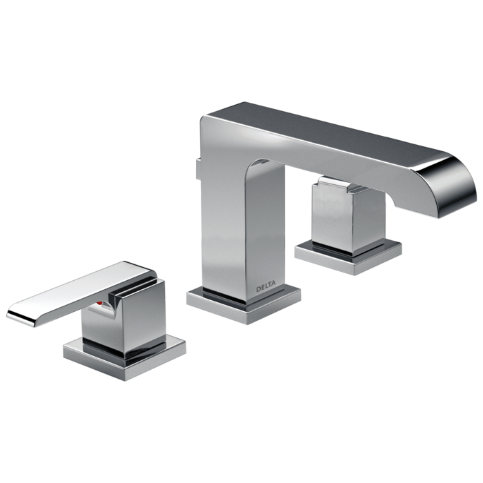 3567-Mpu-Dst Ara Two Handle Widespread Bathroom Faucet 