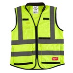 48-73-5041 Milwaukee High Visibility Yellow Performance Safety Vest - S/M ,