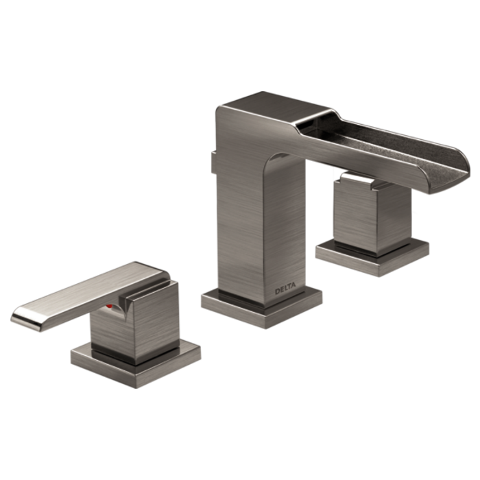 3568Lf-Ssmpu Ara Two Handle Widespread Channel Bathroom Faucet 