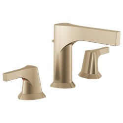 3574-CZMPU-DST Delta Champagne Bronze Zura Two Handle Widespread Bathroom Faucet ,034449889766