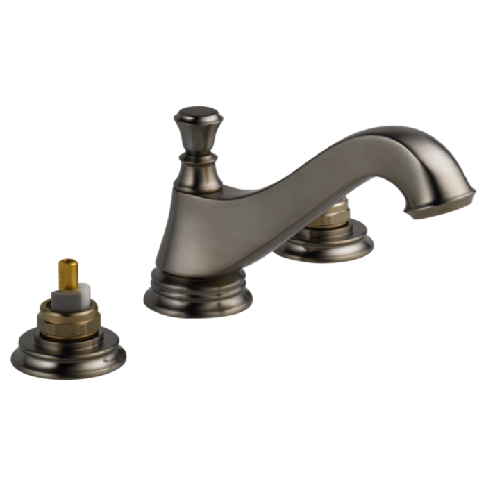 3595Lf-Ssmpu-Lhp Csidy Two Handle Widespread Bathroom Faucet Low Arc Spout Less Handles 