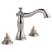 Delta Cassidy™: Two Handle Widespread Bathroom Faucet - Less Handles - DEL3597LFPNMPULHP