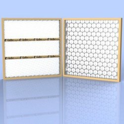 Glasfloss GDS10241 10&quot;X24&quot;X1&quot; Fiberglass Media Double Strut Disposable Panel Air Filter ,
