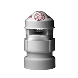Oatey&#174; Sure-Vent&#174; 1.5 Inch – 2 Inch 160 Branch, 24 Stack DFU Air Admittance Valve with PVC Schedule 40 Adapter ,