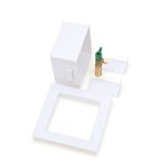 Oatey&#174; Square, 1/4 Turn, Copper, Low Lead, Ice Maker Outlet Box - Standard Pack ,39156,38681,IM,IMB,IMBC,TIMB,IMBV