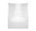 G6042TSHSL-WHT Aquarius AcrylX White 42 in X 60 in Left Hand, Above The Floor Rough-In Alcove Tub/Shower Combo - PRAG6042TSL