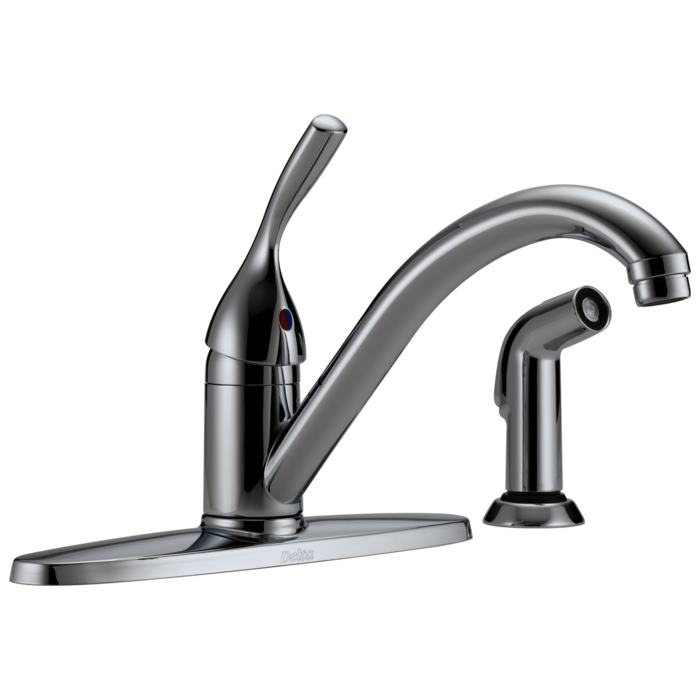 400-Dst Single Handle Kitchen Faucet With Spray 