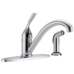400-Dst Single Handle Kitchen Faucet With Spray ,Other,400DST,green,DELTA GREEN,LEAD FREE,Lead Free,D400,400,KSF,green,DELTA GREEN