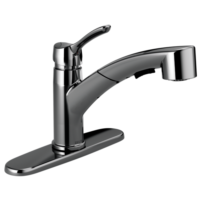 4140-Dst Collins Single Handle Pull-Out Kitchen Faucet 