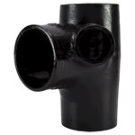 3 NH SANITARY TEE WITH 2 45 RH SO NEW ORLEANS CODE CAST IRON PIPE FITTING ,