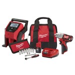 2463-21RS M12 Impact Wrench Kit W/Inflator ,045242572441,,