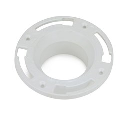 Oatey&#174; 3 Inch or 4 Inch PVC Closet Flange with Plastic Ring without Test Cap ,43503,46630158,43511,CF14P,48302,C51340,PFF102,43503,86150,CLOFLG,CC43,46630080,WCFNM