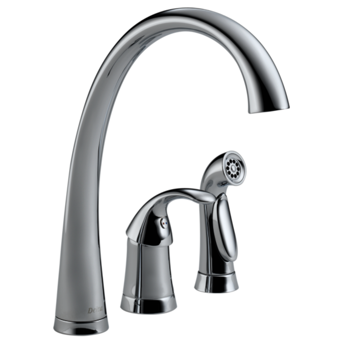 4380-Dst Pilar Single Handle Kitchen Faucet With Spray 