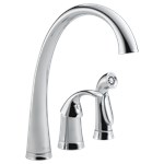 4380-Dst Pilar Single Handle Kitchen Faucet With Spray ,Other,green,DELTA GREEN,LEAD FREE,Lead Free