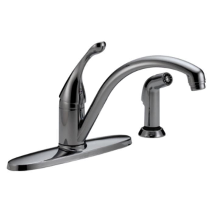 440-Dst Collins Single Handle Kitchen Faucet With Spray 