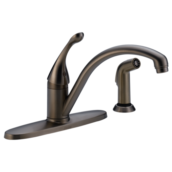 440-Ss-Dst Collins Single Handle Kitchen Faucet With Spray 