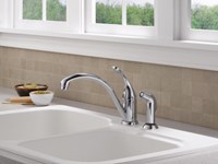 Delta Collins™: Single Handle Kitchen Faucet with Spray ,