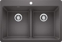 *Corence Equal Double Low Divide Dual Mount - Cinder ,