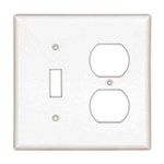 2174W-BOX Wallplate 4G 3Tog/Dup Thermoset Std WH ,032664519864