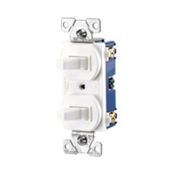 Eaton Wiring 271LA Switch Duplex Combination Sp/Sp 15A 120V Light Almond 032664750434 ,271LA