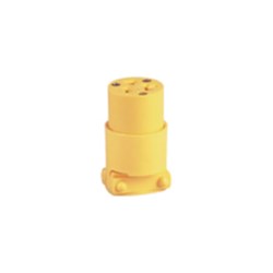 Eaton Wiring 4409-BOX Plug 20A 125V 2P3W Vinyl Straight Blade Plug Yellow 032664336409 ,4409-BOX
