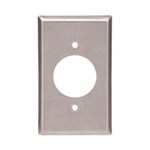 Eaton Wiring 93991-BOX Wall Plate 1G Single Receptacle 1.406&quot; Hole Mid Ss 032664537981 ,