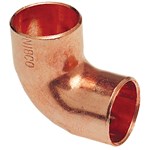 1-1/2 X 1-1/4 Lead Free Copper 90 Elbow Pipe Fitting C X C Domestic ,01200948,607R,CLJH,31316,W02077,WP7