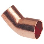 1-1/4 (1-3/8 OD) Copper 45 Street Elbow FTGxC Dom ,606-2,CST45H,31212,68576831212,W03350,WP6-2,10x1VLY5