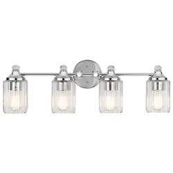 45908CH Kichler Bath 4Lt Chrome ,783927537766