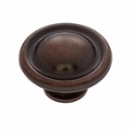 46112 Vintage Collection Old World Bronze Finish 1-1/2 in Large Dome Knob Composition Zamac ,46112