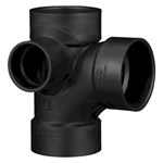 3X3X3X2 DWV SANITARY TEE WITH LH SIDE INLET ABS PIPE FITTING ,ALHSITMK,ATLMK,02958