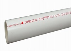6 in X 20 ft PVC DWV Pipe Schedule 40 Plain End ,01700070,620DW,W20P