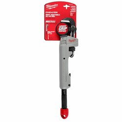 Milwaukee 48-22-7318 CHEATER Aluminum Extendable 11-In-to-24-In Pipe Wrench ,