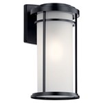 49688BK Kichler Outdoor Wall 1Lt ,