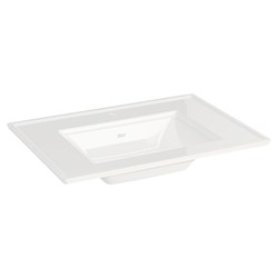 0298.001.020 AS White Town Square S Vanity Top Cho Wht ,0298.001.020