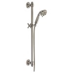 Delta Universal Showering Components: H2OKinetic&#174; 3-Setting Slide Bar Hand Shower ,