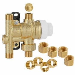 SinkMixer anti-scald valve 3/8 in comPression fitting pkg ,