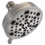 Delta Universal Showering Components: H2OKinetic&#174; 5-Setting Contemporary Shower Head ,