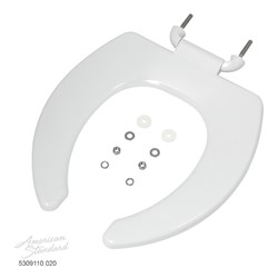 Right Width Open Front Elongated Toilet Seat ,