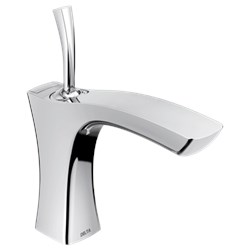 Delta Tesla&#174;: Single Handle Bathroom Faucet - Metal Pop-Up ,