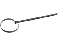 553-014 553-014W Sioux Chief 1 CTS to 6 IPS Grey ABS Stem/High Heat Polypropylene Strap Hanger ,