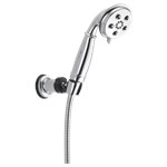 Delta Universal Showering Components: H2OKinetic&#174; 3-Setting Adjustable Wall Mount Hand Shower ,