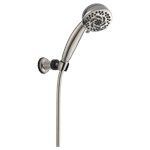 Delta Universal Showering Components: Premium 5-Setting Fixed Wall Mount Hand Shower ,