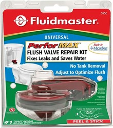 555CRP8 FLUSHER FIXER KIT WITH 501 DURABLE TOILET FLAPPER ,555CRP8